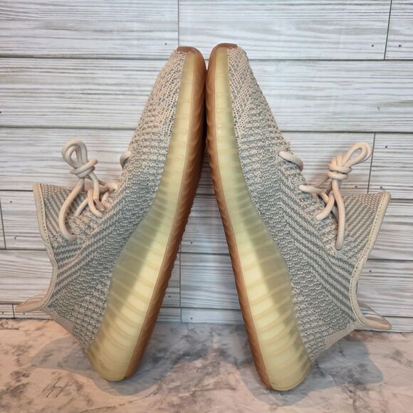 Adidas Yeezy Boost 350 V2 Citrin Non-Reflective Men's 10 FW3042 Used VERY Clean - Picture 2 of 9